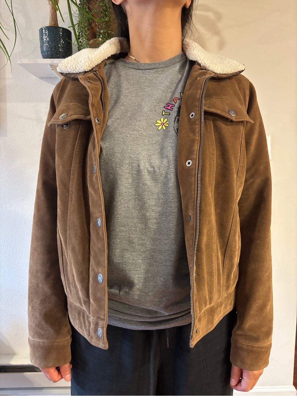Levi’s Women’s Brown Sherpa Collar Jacket
